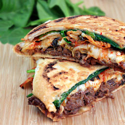 Bulgogi Kimchi Panini