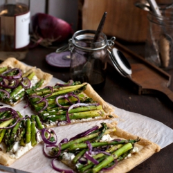 Asparagus Goat Cheese Tart