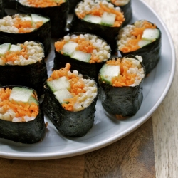 Easy Veggie Sushi Rolls