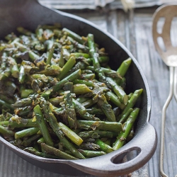 Asparagus Saute with Spring onions