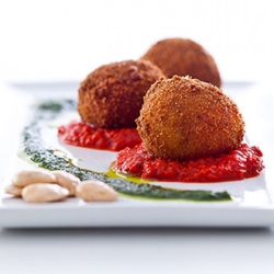 Garlic Cheese and Jamon Croquetas