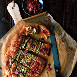 Asparagus Cheddar Focaccia