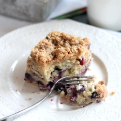 Brown Butter Blueberry Coffee Cake