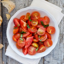 Simple Spring Tomato Salad