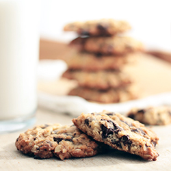 Chocolate Oat Cookies