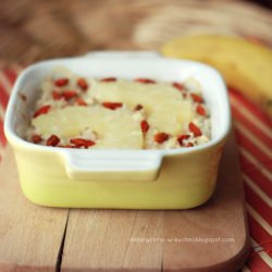 Baked Rice with Pineapple