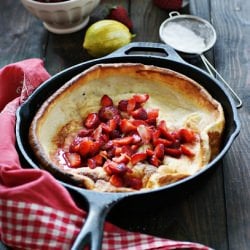 Vanilla Dutch Baby Pancake