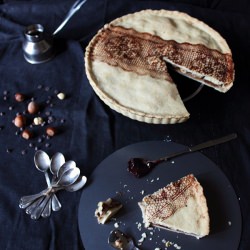 Banana Chocolate and Hazelnut Pie