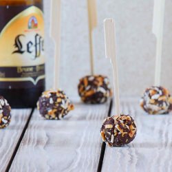 Chocolate Pretzel Beer Truffles