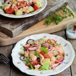 Salmon Niçoise Salad (5:2 Diet)