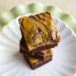 Pumpkin Cheesecake Brownies