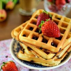 Waffles with Chocolate