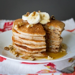 Whole Wheat Banana Pancakes