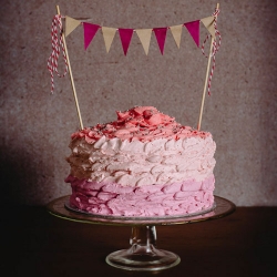 Ombré Neapolitan Cake