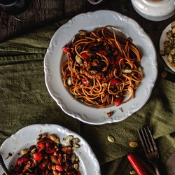 Chicken with Fried Noodles