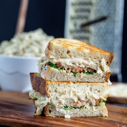 Jackfruit “Tuna” Melt Sandwich