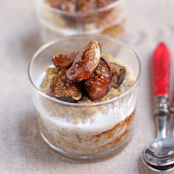 Quinoa Porridge with Roasted Figs