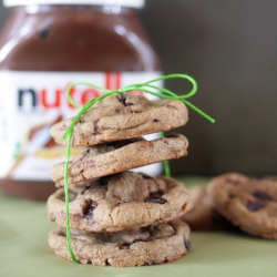 Nutella Chocolate Chip Cookies