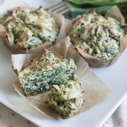 Mozzarella and Chard Muffins