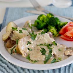 Creamy Ranch Pork Chops & Potatoes