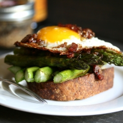 Asparagus, Egg & Bacon Vinaigrette