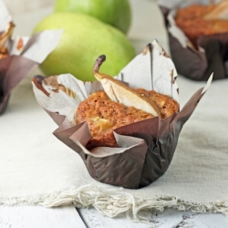 Pear + Ginger Muffins