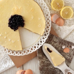 Anzac Lemon Panna Cotta Slice