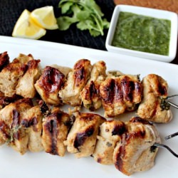 Lemon Chicken Kebabs