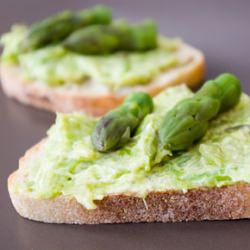 Crostini with Green Asparagus