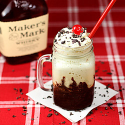 Bourbon and Hot Fudge Milkshake