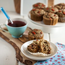 Goji Berry Blood Orange Muffins