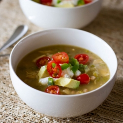 White Bean & Chicken Green Chili