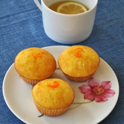 Orange and Lemon Syrup Cupcakes