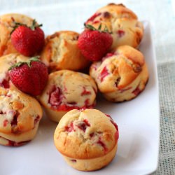 Strawberry White Chocolate Muffins