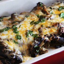 Mole Chicken Enchiladas