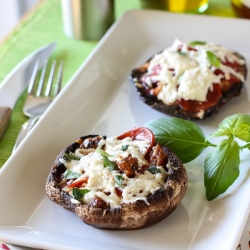 Pizza Stuffed Mushrooms