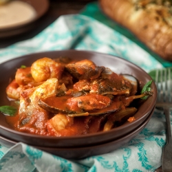 Fish FIllet And Seafood Stew