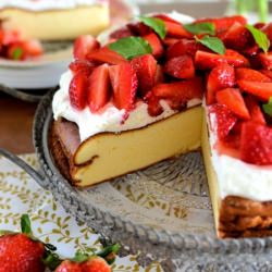 Cheesecake with Strawberries