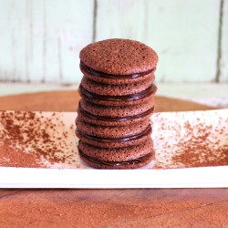 Easy Chocolate Macarons