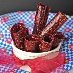 Strawberry Raspberry Fruit Leather