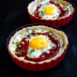 Cheese Tart with Egg