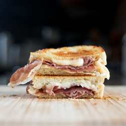 Prosciutto & Gouda Grilled Cheese