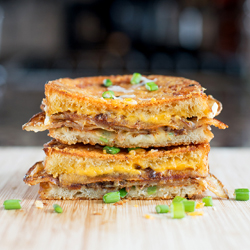 Scalloped Potato Grilled Cheese