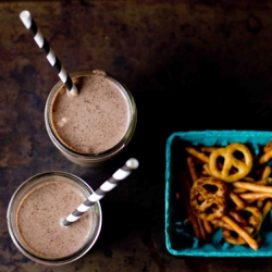 Pretzel and Brownie Shake