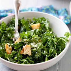 Massaged Kale Caesar Salad