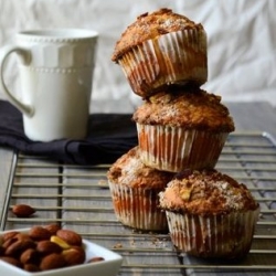 Coffee-Cinnamon-Almond Muffins