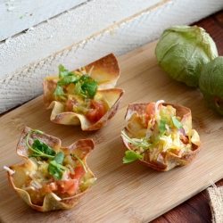 Huevos Rancheros Taco Cups