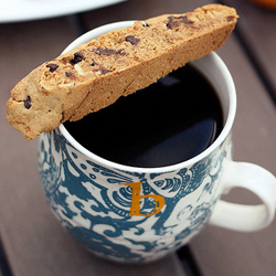 Orange Almond Chocolate Biscotti