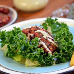 Beetroot Falafel & Tahini Dressing