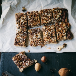 Cherry, Chocolate and Nut Cookies